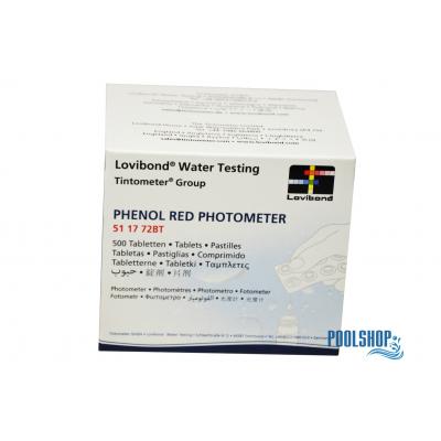 Lovibond Phenol Red Photometer SCUBA I + II PH-WERT - 60 Tabletten (6 Streifen)